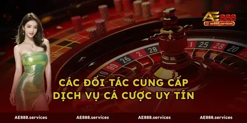 Các đối tác cung cấp dịch vụ cá cược uy tín